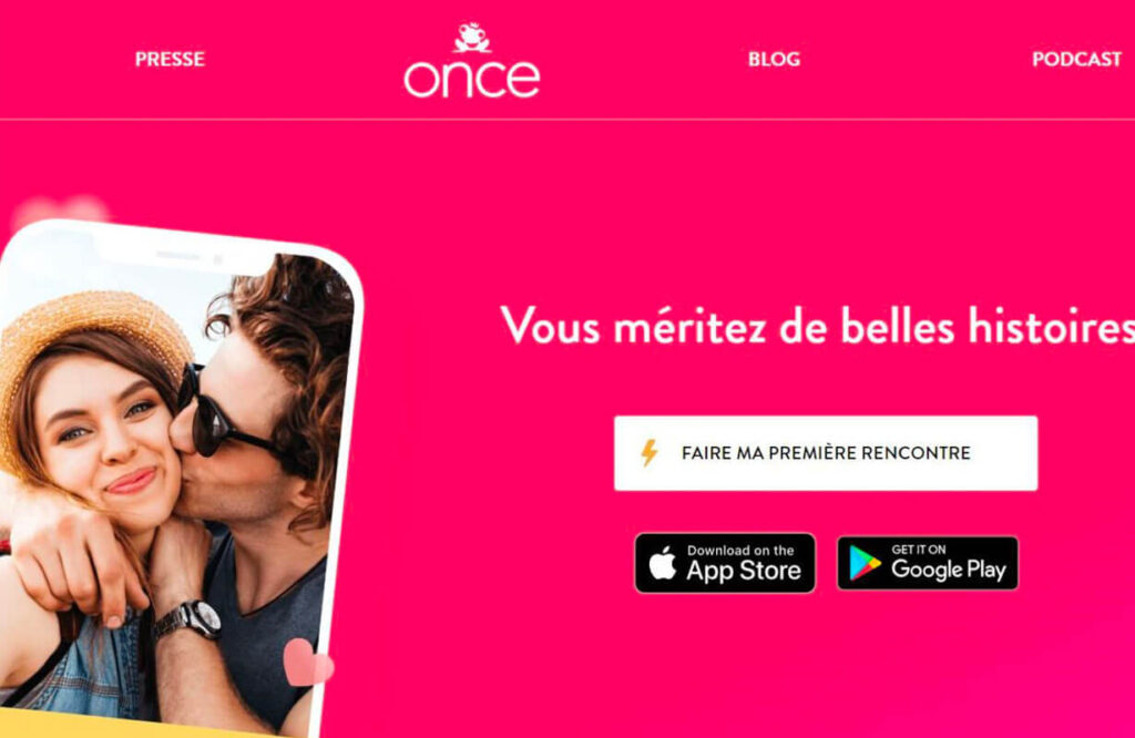 site de rencontre once